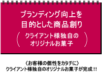 ブランディング向上を目的とした商品作り