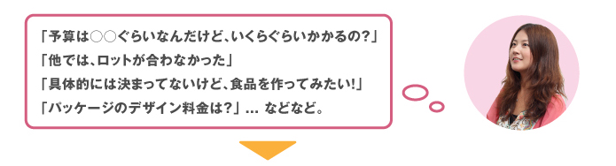 「予算、いくら、小ロット、食品、料金