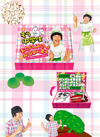 もう中学生 おたのしみに～！ 弁当風お菓子